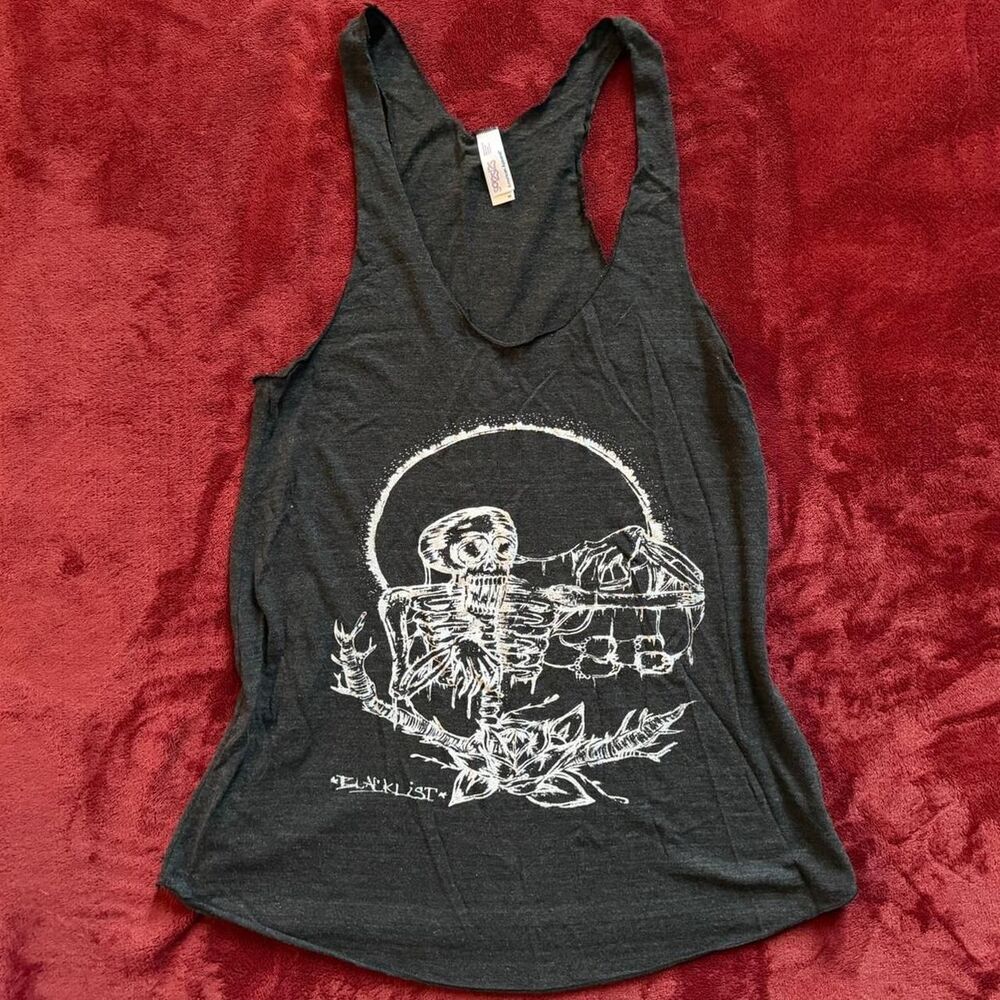 American-apparel Women's Grey and Black Vest